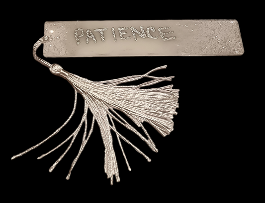 Bookmark Patience White/Silver