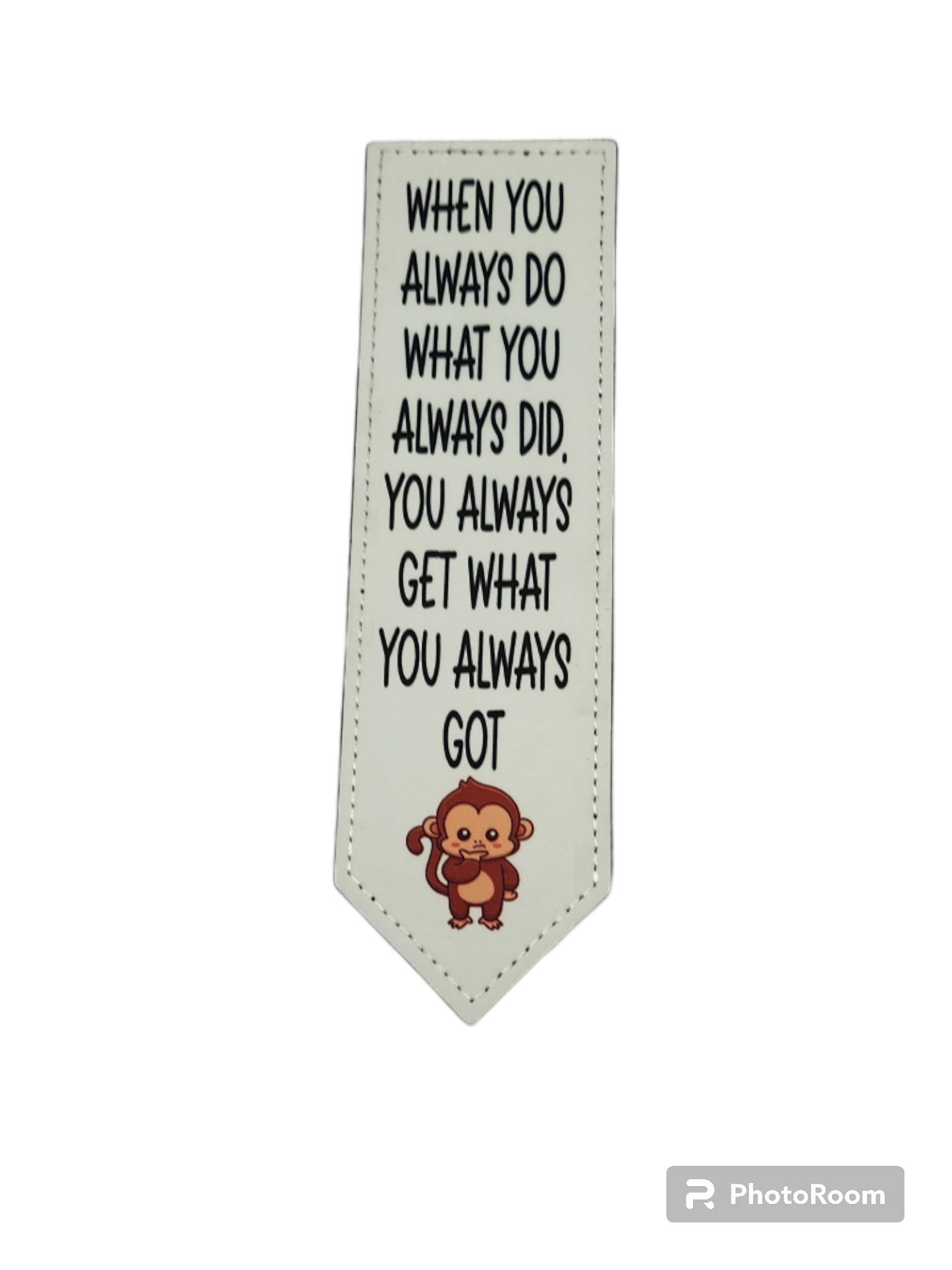 Bookmark - Always? White/Leather