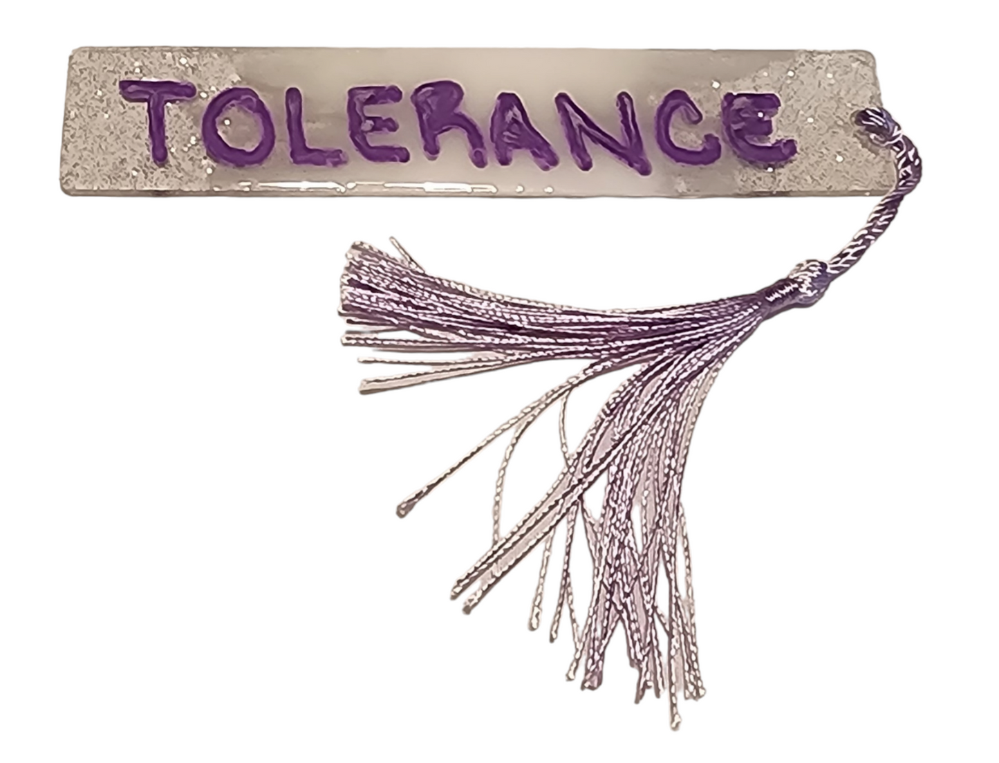 Bookmark - Tolerance Purple/White