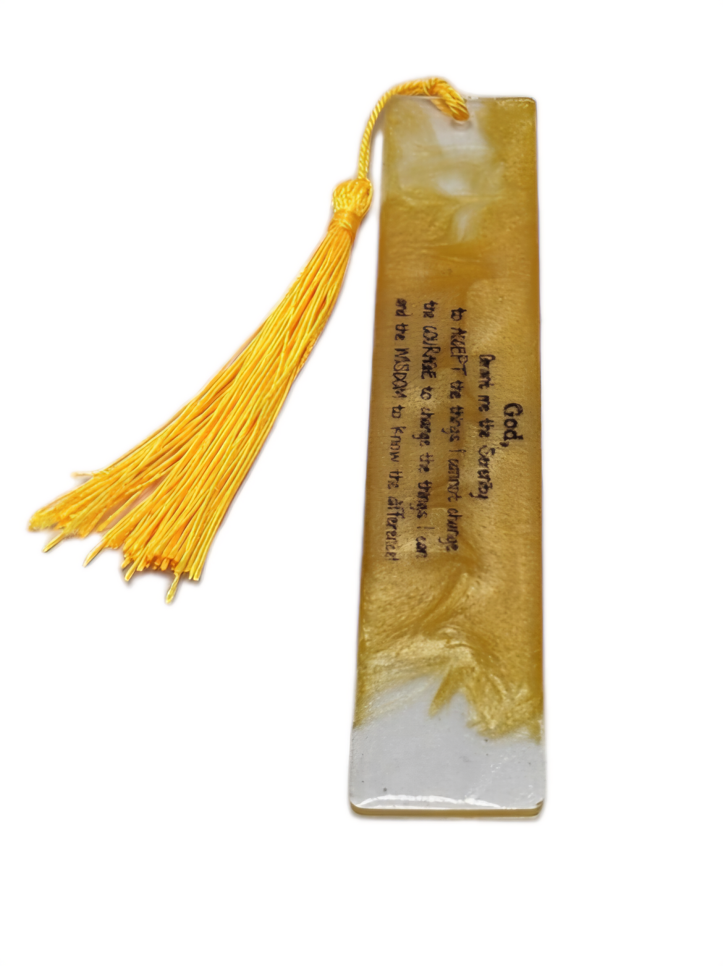 Bookmark - Serenity Prayer Gold