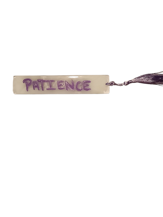 Bookmark Patience Purple